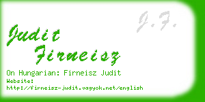 judit firneisz business card
